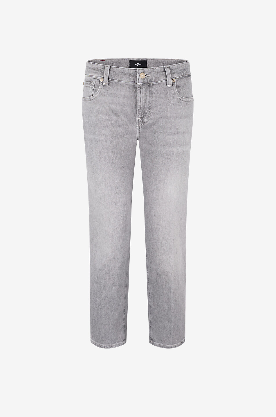 7 FOR ALL MANKIND Gerade Jeans aus Baumwollmix Carlie Damen GRAU 1