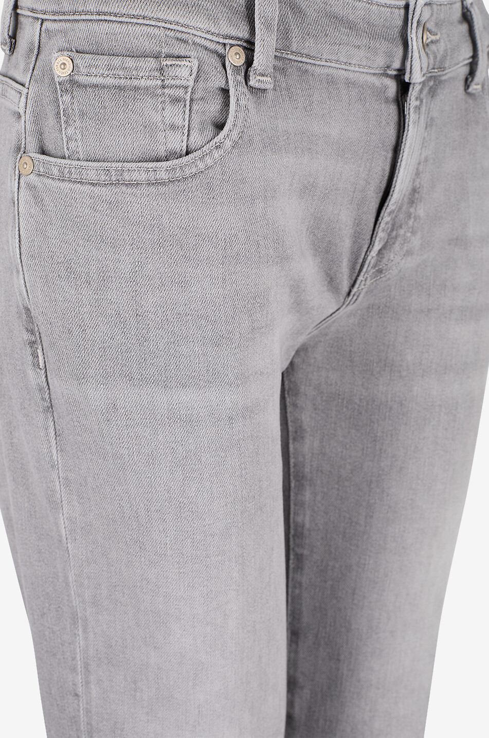 7 FOR ALL MANKIND Gerade Jeans aus Baumwollmix Carlie Damen GRAU 3