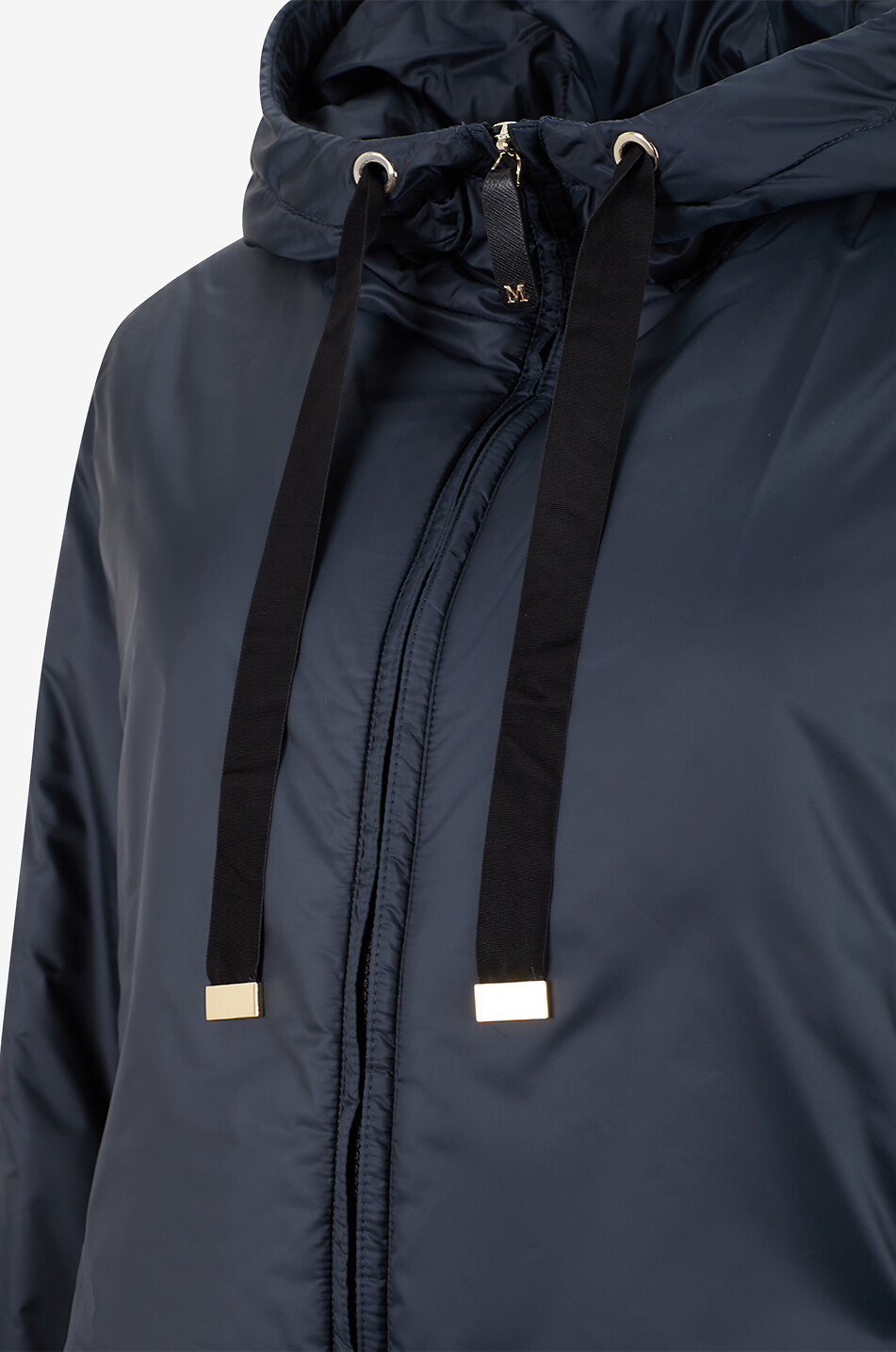 MAX MARA Greenh lightweight technical fabric hooded jacket Women DARK BLUE 3