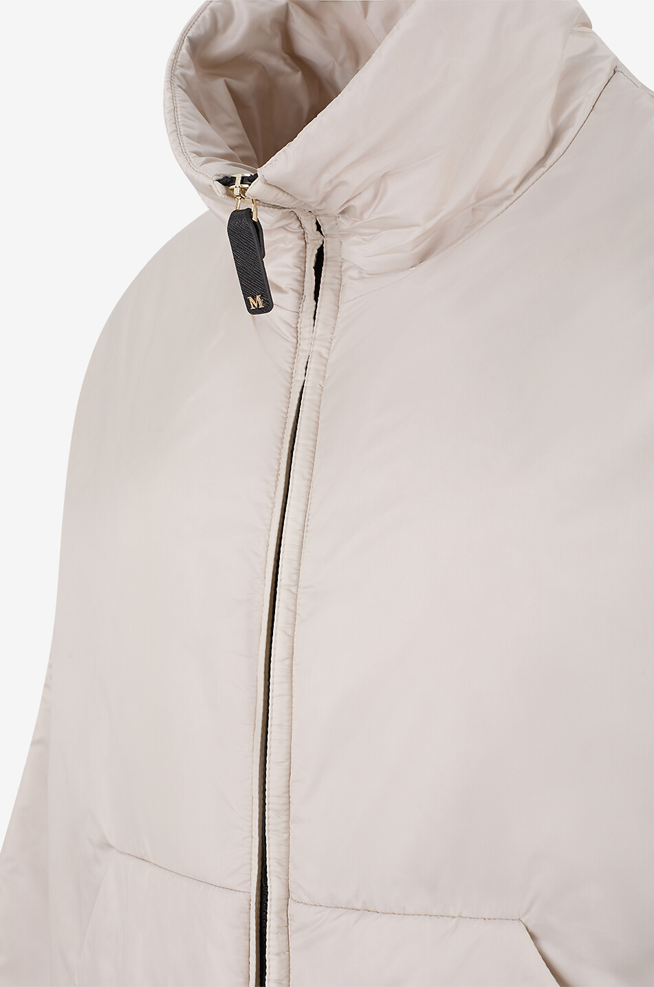 MAX MARA Cristina short lightweight technical fabric high-neck jacket Women LIGHT BLUE 3