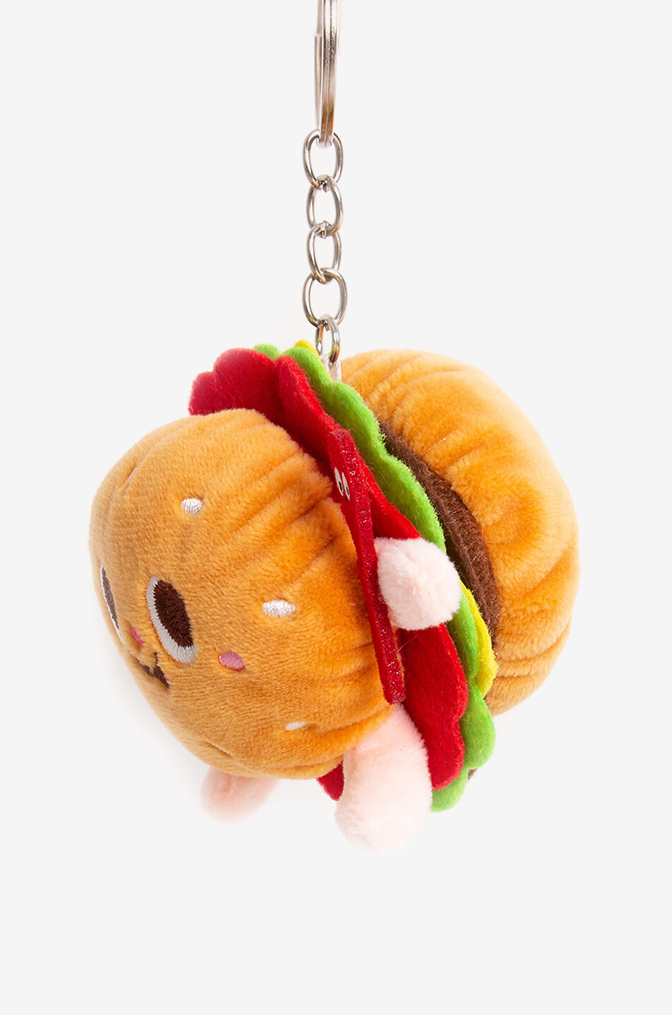 HELIO FERRETTI Porte-clés peluche en forme de burger brodé Maison MULTICOLORE 2