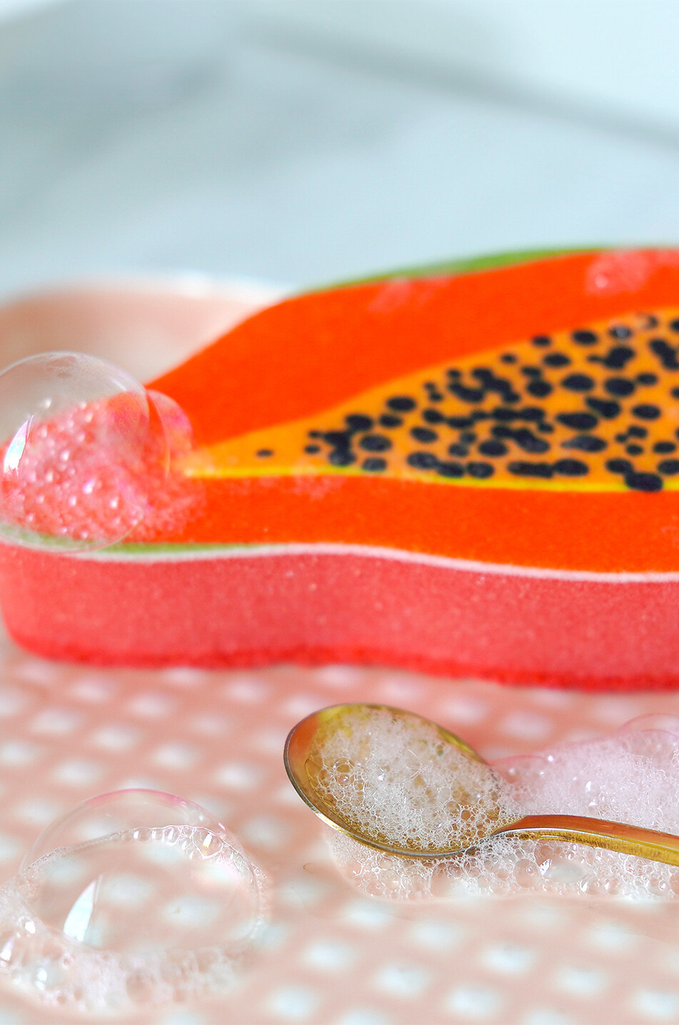 HELIO FERRETTI Tutti Frutti fruit-shaped kitchen sponges set of two Home MULTI COLOURED 3