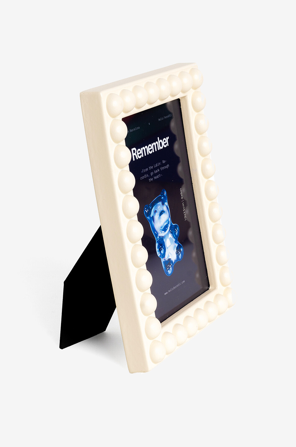 HELIO FERRETTI Memory MDF photo frame with bead border Home BEIGE 2