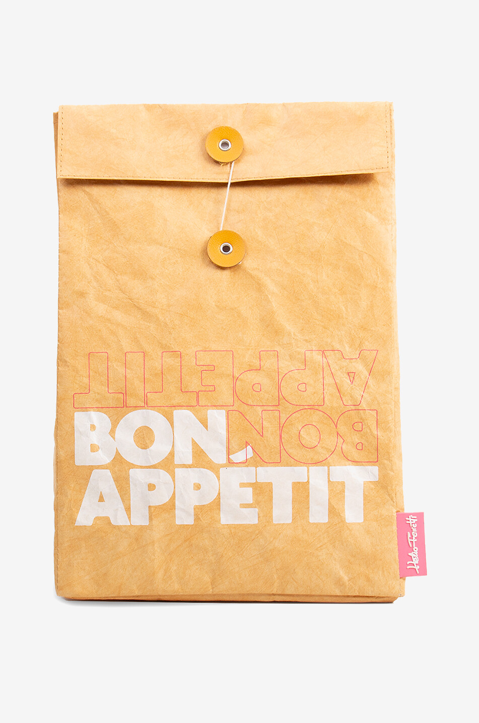 HELIO FERRETTI Sac repas isotherme en papier Bon Appétit Maison BEIGE 1