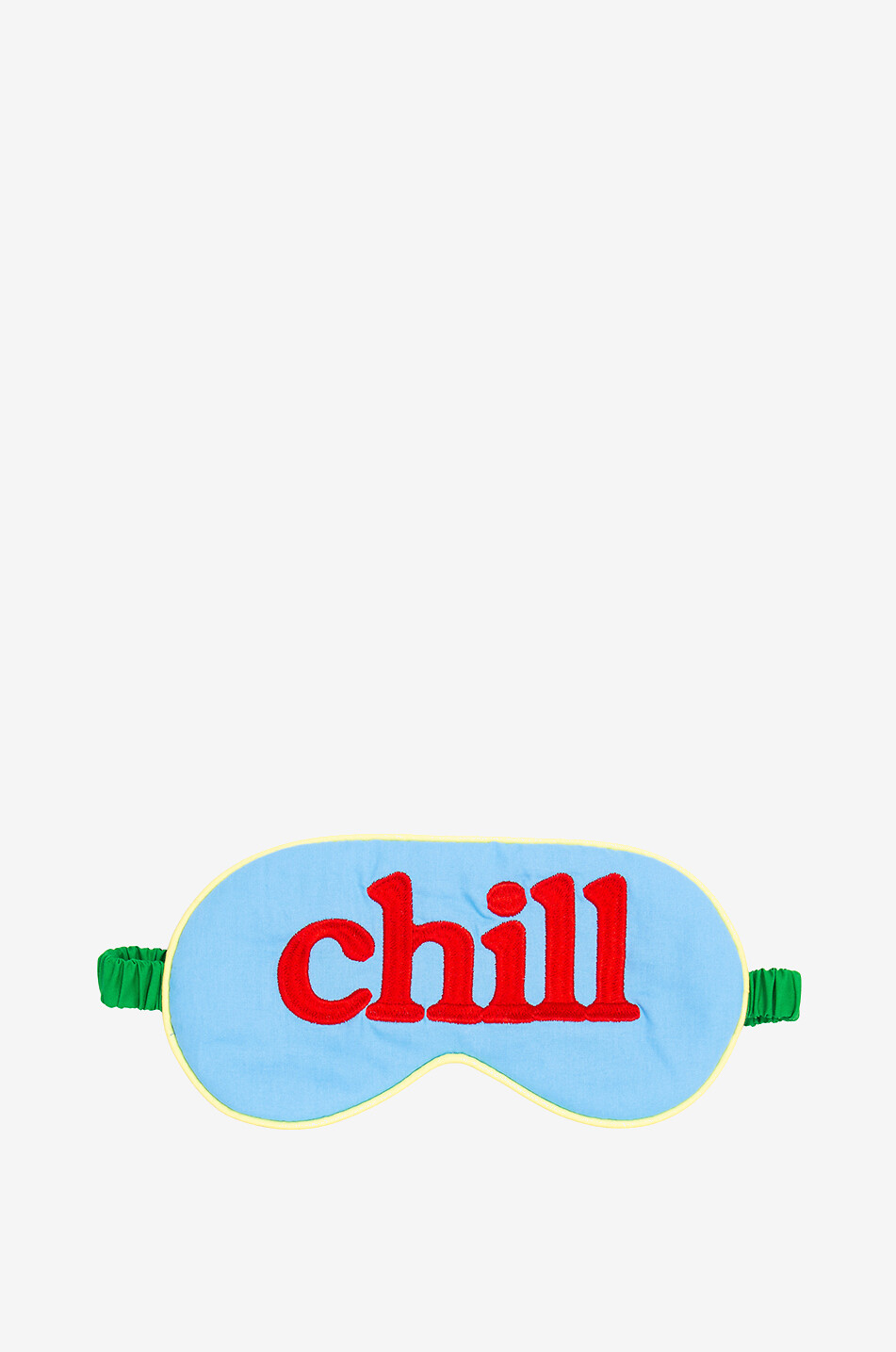 Masque de sommeil brodé Chill