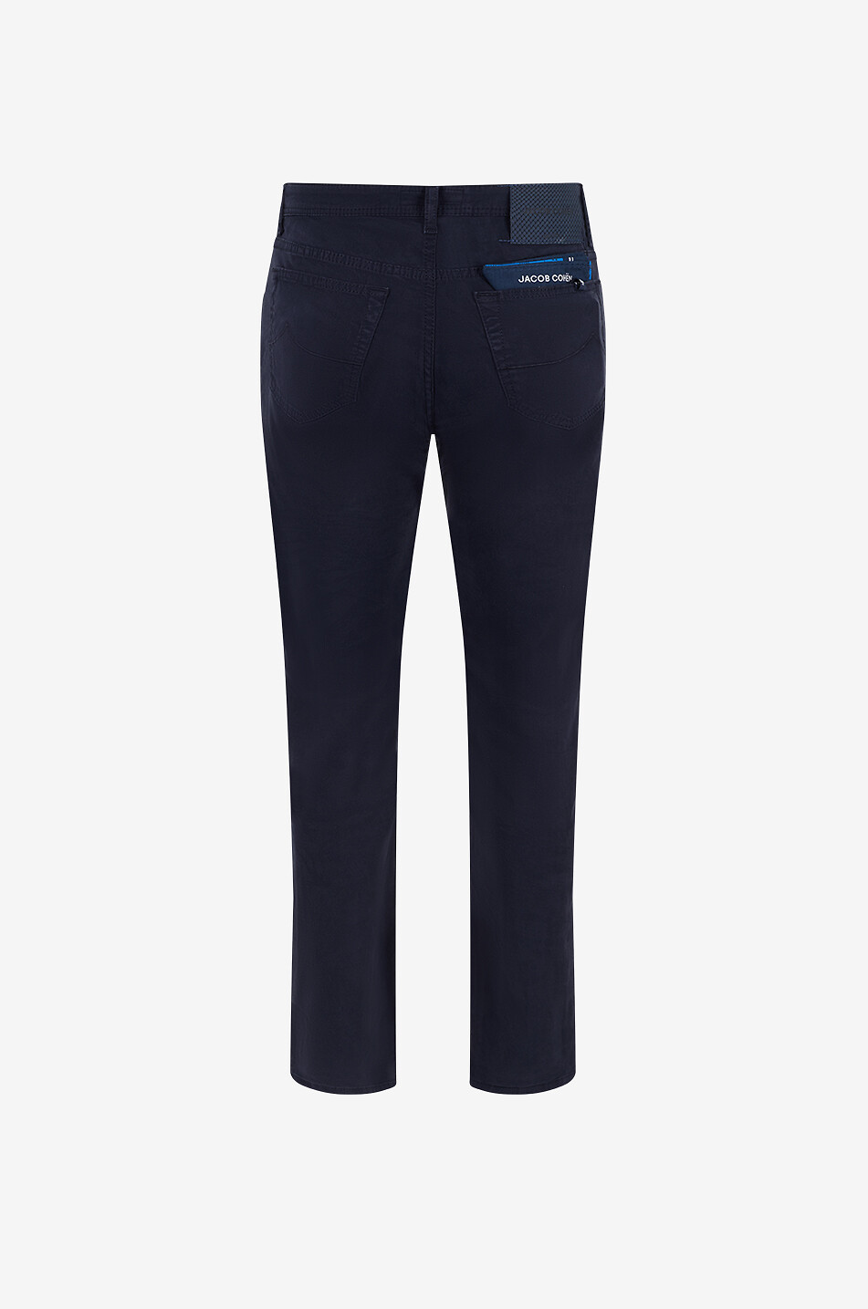 JACOB COHEN Bard straight slim-fit cotton gabardine trousers Men DARK BLUE 2