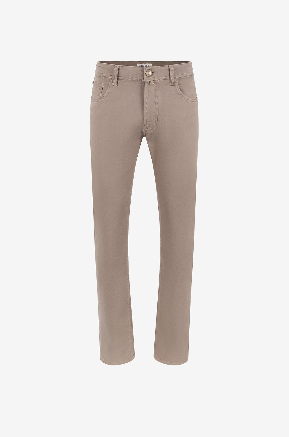 Bard straight slim-fit cotton gabardine trousers