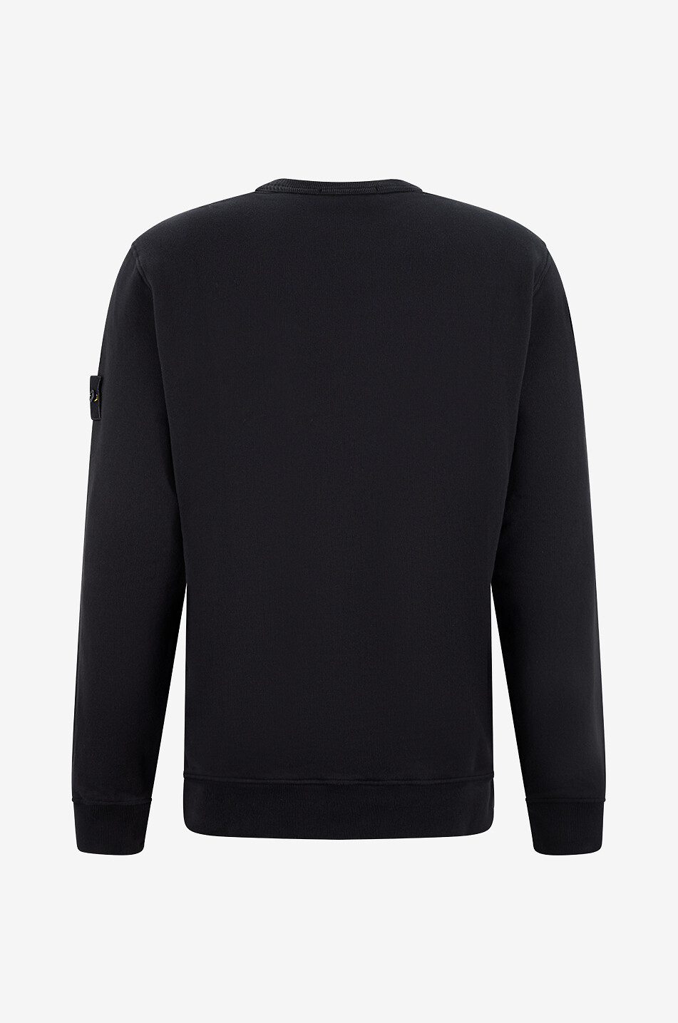 STONE ISLAND Rundhals-Sweatshirt 6100049 Brushed Organic Cotton Fleece Herren SCHWARZ 2
