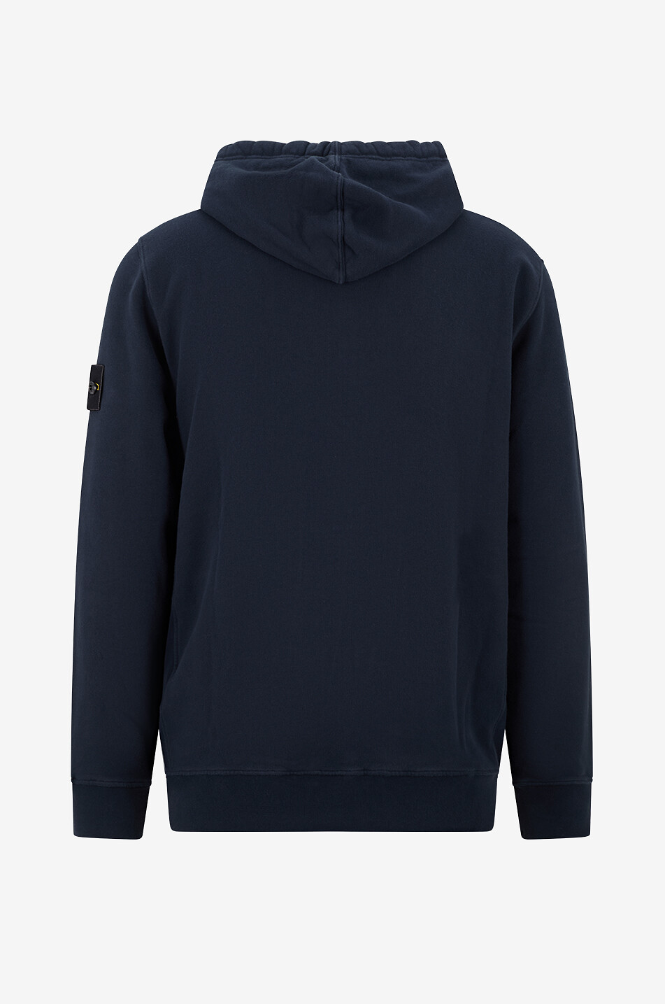 STONE ISLAND Sweat-shirt zippé à capuche 6100067 Brushed Organic Cotton Fleece Homme BLEU FONCE 2