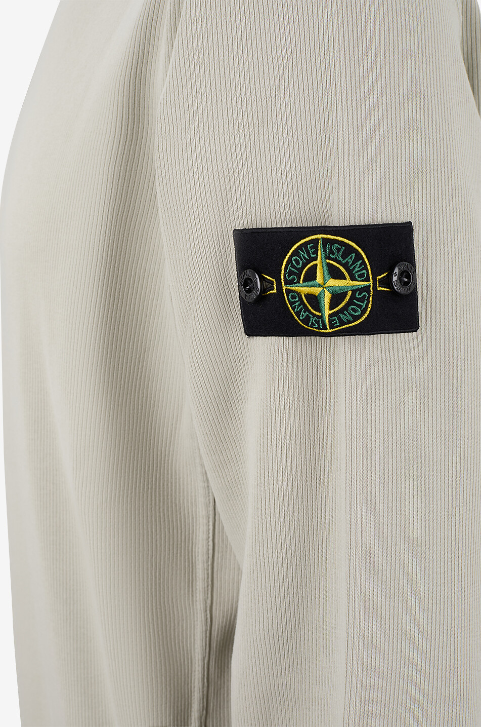 STONE ISLAND Sweat-shirt à col rond 6100017 Organic Cotton Interlock Homme VERT CLAIR 3