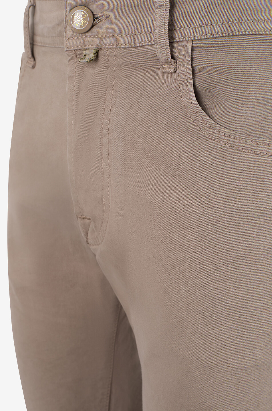 JACOB COHEN Bard straight slim-fit cotton gabardine trousers Men BROWN 3