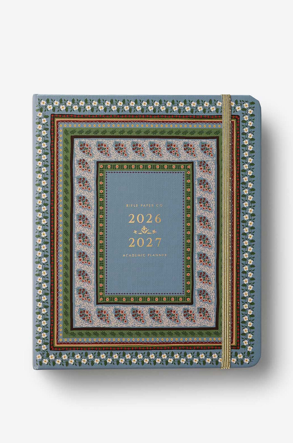 RIFLE PAPER & CO Agenda scolaire 2026-2027 à couverture rigide imprimée Paisley Maison MULTICOLORE 1