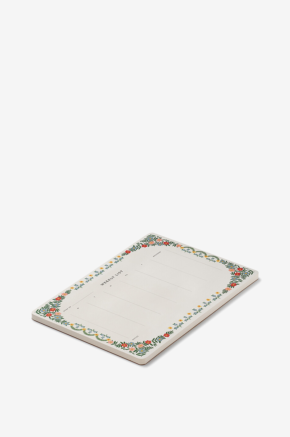 RIFLE PAPER & CO Bloc-notes de bureau hebdomadaire à motif floral Rosette Maison MULTICOLORE 2