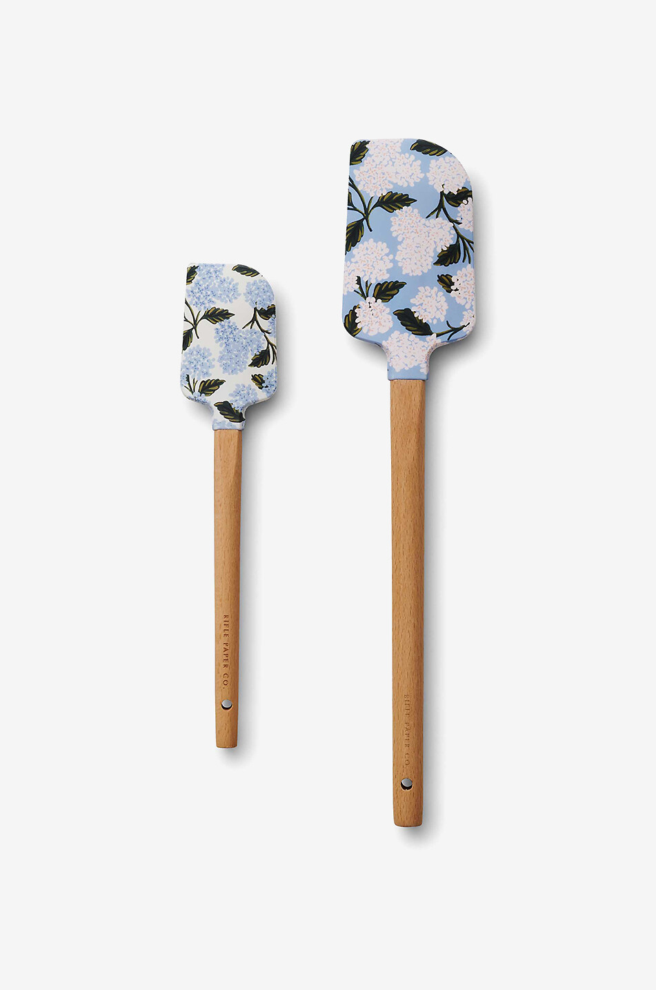 RIFLE PAPER & CO Hydrangea floral silicone spatulas set of two Home MULTI COLOURED 1