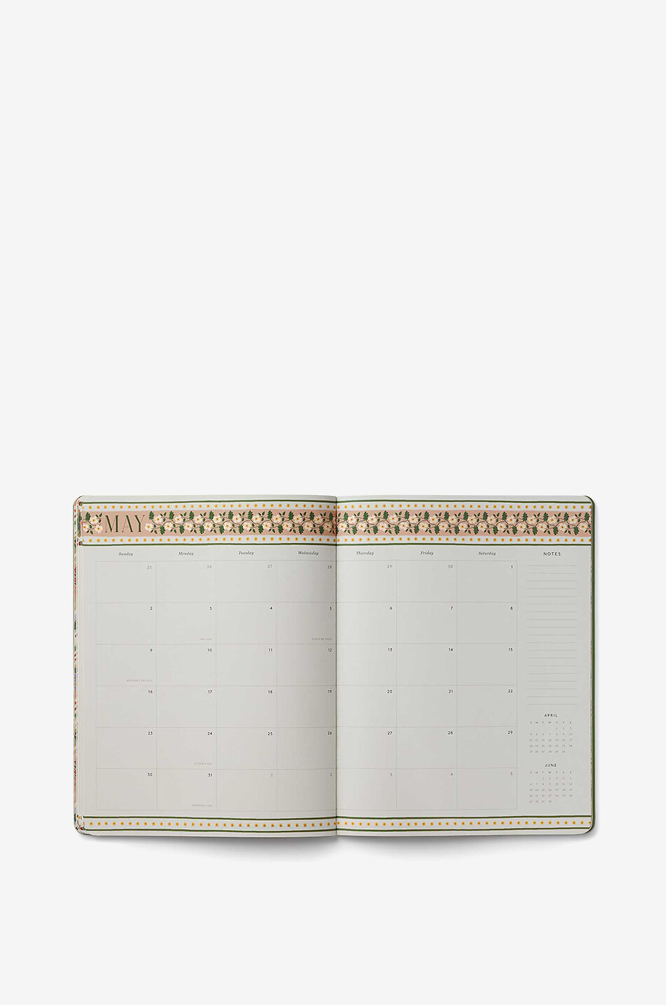 RIFLE PAPER & CO Schulkalender 2026–2027 mit Paisley-Blumenmuster Haus BUNT 4