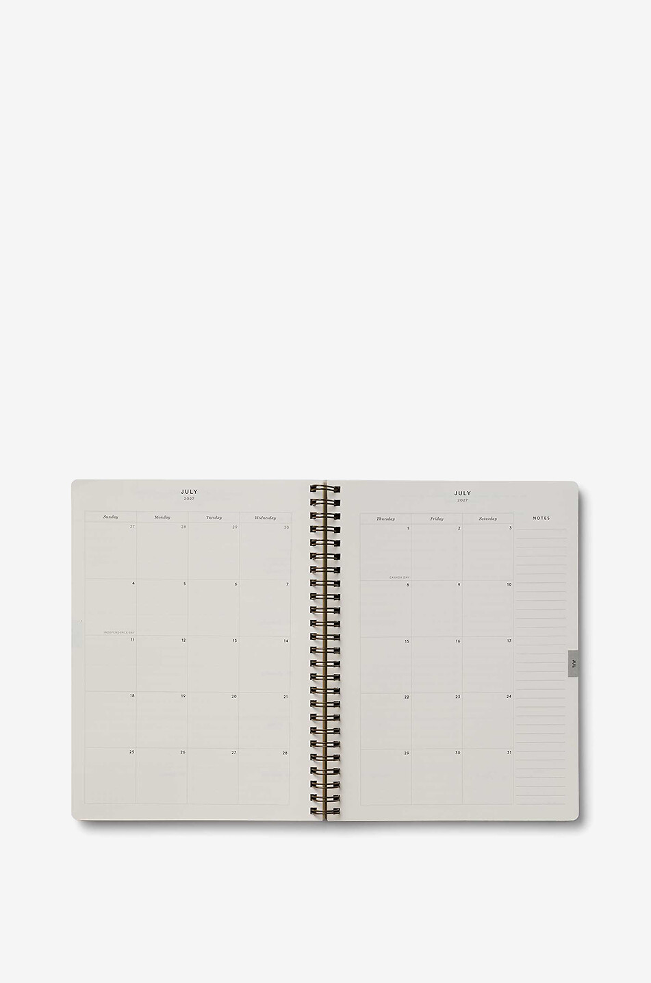 RIFLE PAPER & CO Agenda scolaire à spirale à imprimé floral Mimi Maison MULTICOLORE 3
