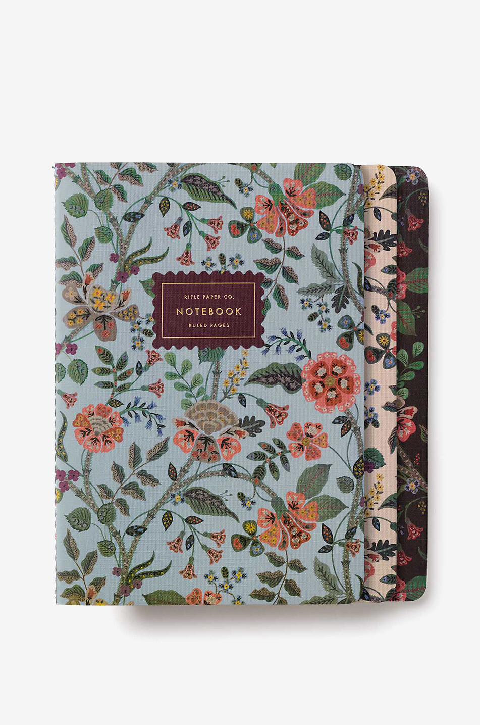 RIFLE PAPER & CO Lot de trois carnets à motif floral Gracie Maison MULTICOLORE 1