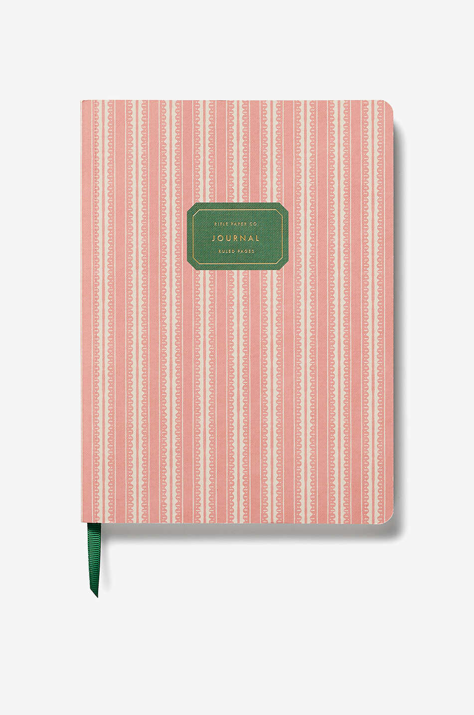 Carnet à couverture souple à rayures Pinking Stripe