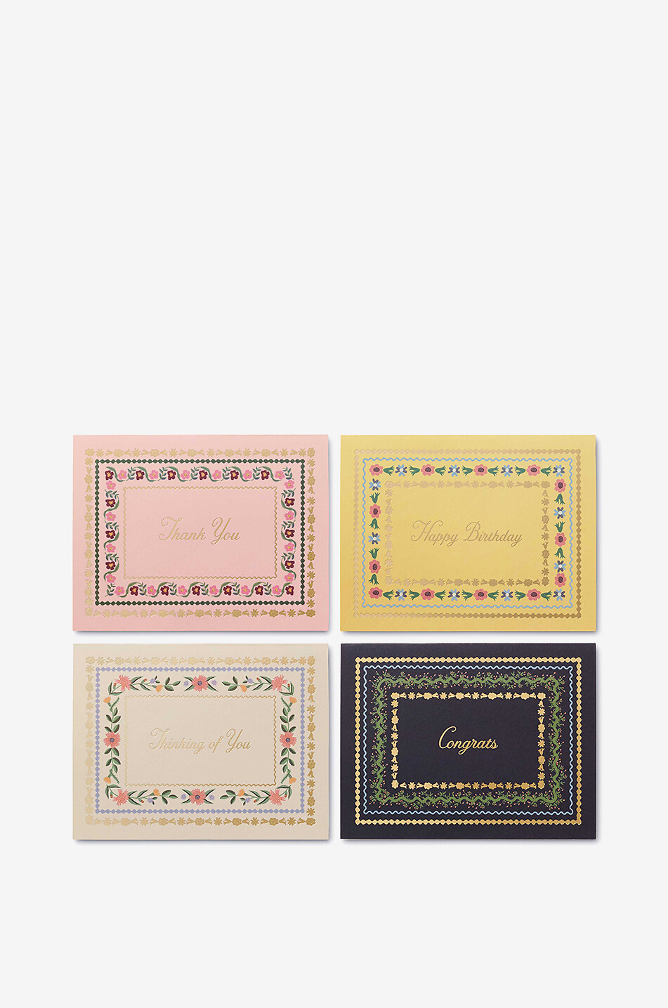 RIFLE PAPER & CO Lot de huit cartes de vœux fleuries Wildwood Maison MULTICOLORE 2