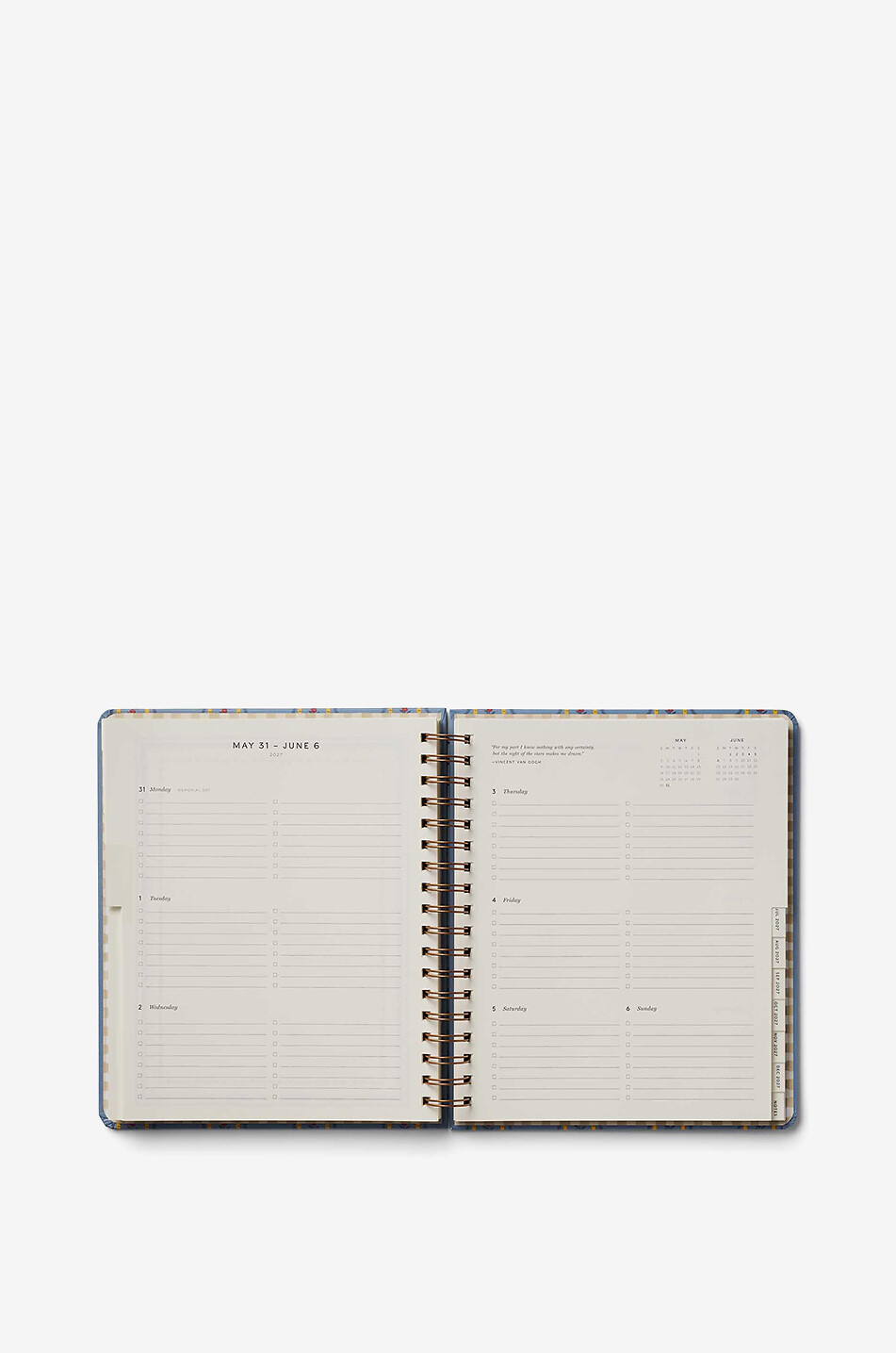 RIFLE PAPER & CO Schoolhouse hardcover spiral academic planner Home MULTI COLOURED 4