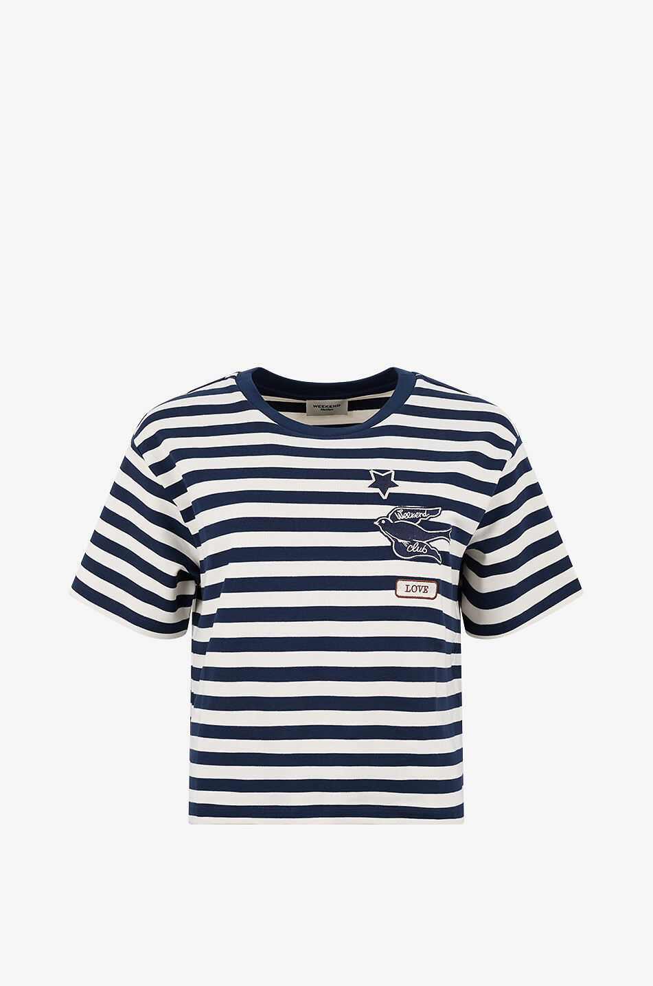Sala printed cotton short-sleeved T-shirt