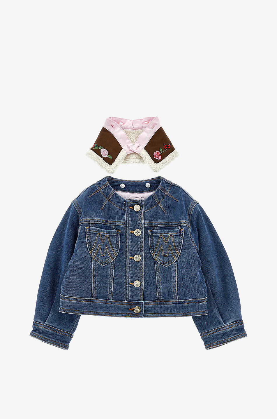 MONNALISA Toy Story girls' embroidered denim jacket Girl BLUE 3