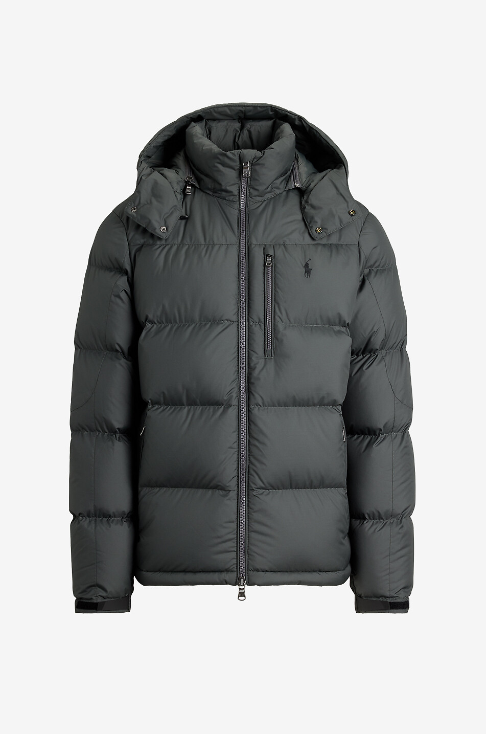 POLO RALPH LAUREN Kurze Stepp-Daunenjacke mit Kapuze The Gorham Herren DUNKELGRAU 1