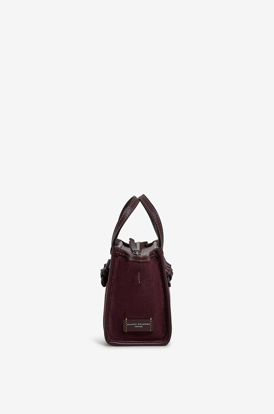 GIANNI CHIARINI Shopper aus Wild- und Glattleder Miss Marcella Damen DUNKELROT 3
