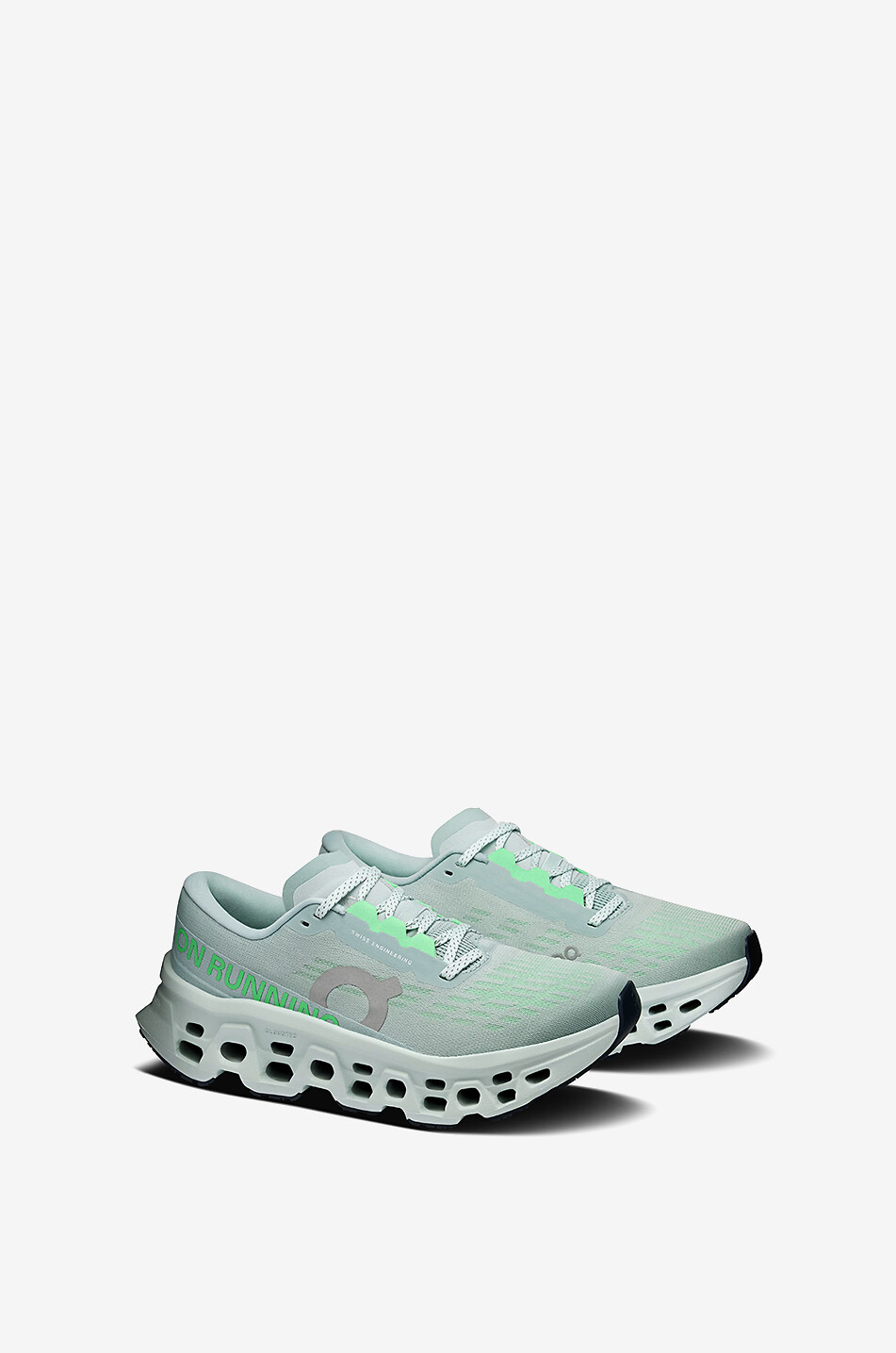 ON Cloudmonster 3 road running shoes Women LIGHT GREY 2
