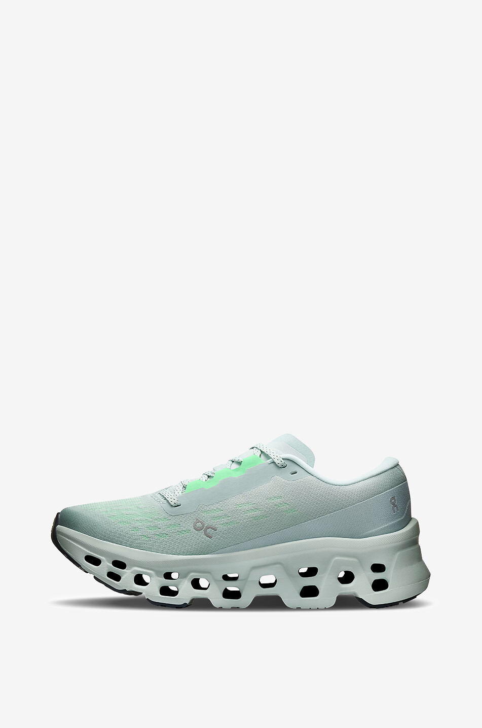 ON Cloudmonster 3 road running shoes Women LIGHT GREY 4