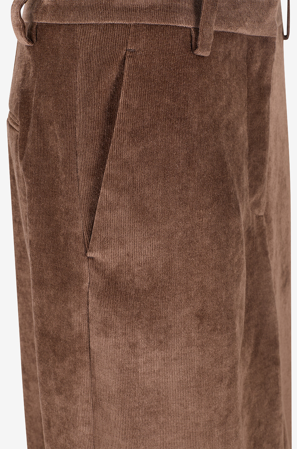 BRUNELLO CUCINELLI Langer ausgestellter Rock aus Melange-Cord Damen BRAUN 3