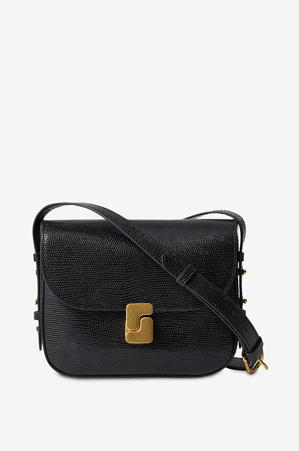 Sac porté épaule en cuir de buffle Bellissima Mini
