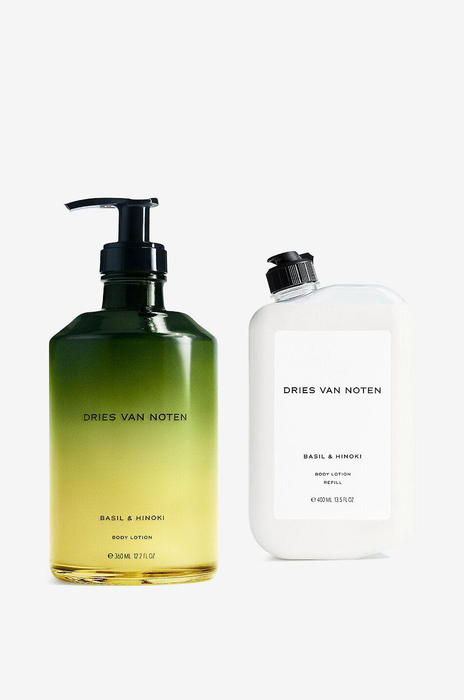 DRIES VAN NOTEN Lait pour le corps parfumé Basil & Hinoki - 360ml Unisexe Incolore 2