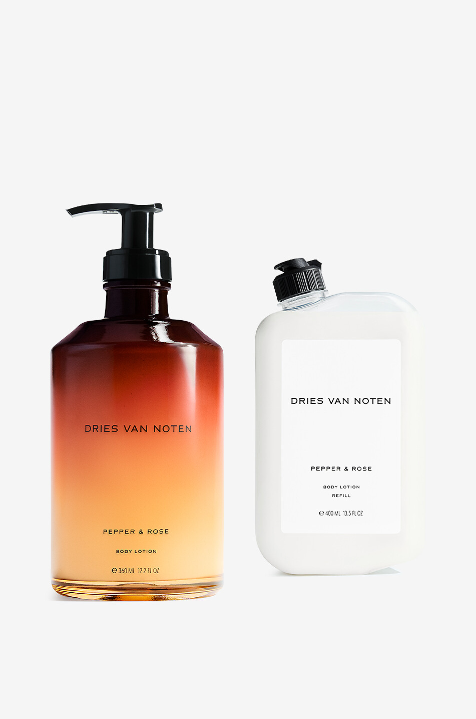 DRIES VAN NOTEN Lait pour le corps parfumé Pepper & Rose - 360ml Unisexe Incolore 4