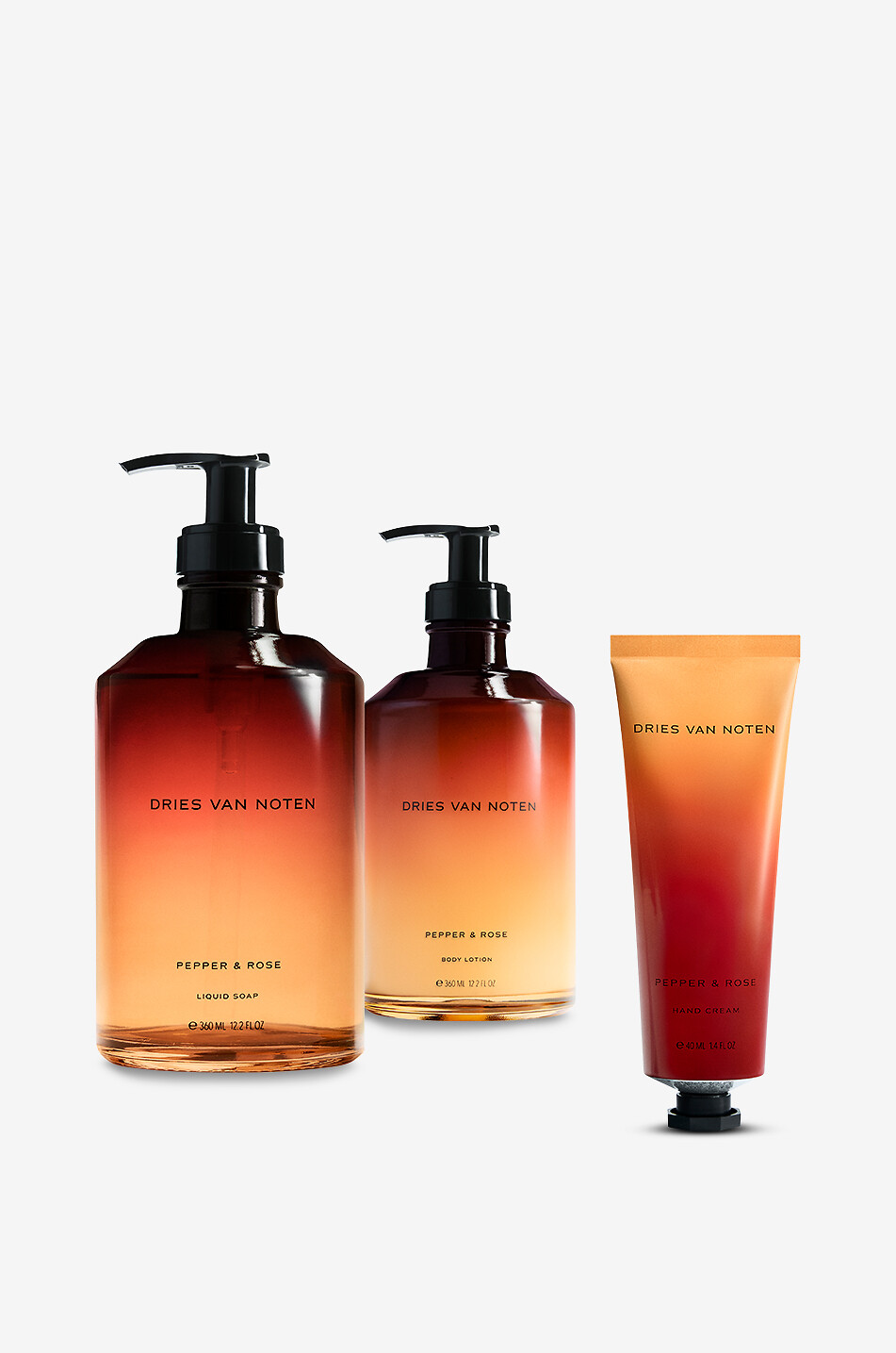 DRIES VAN NOTEN Lait pour le corps parfumé Pepper & Rose - 360ml Unisexe Incolore 2