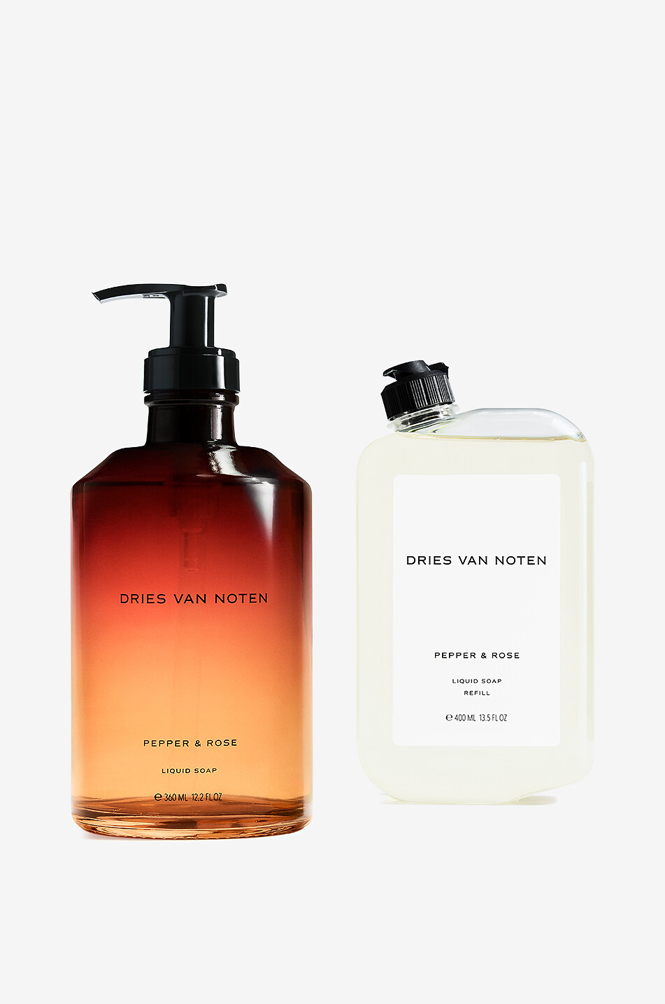 DRIES VAN NOTEN Pepper & Rose liquid soap - 360ml Unisex Colourless 4