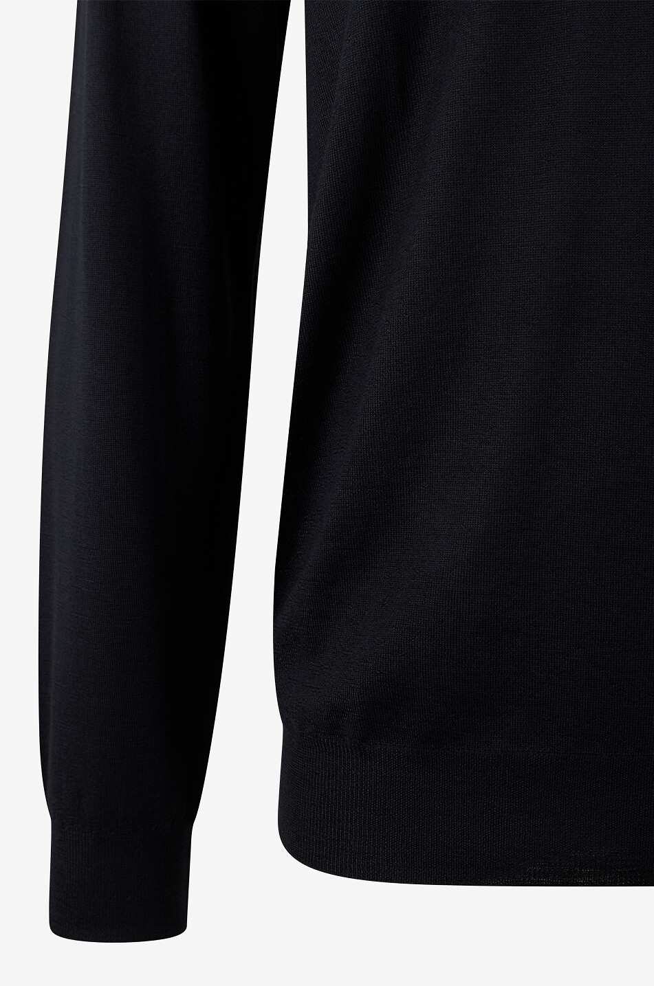 FEDELI Derby ML Lana virgin wool roll-neck jumper Men BLACK 3