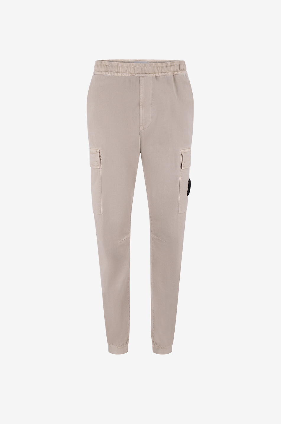 3100033 Stretch Organic Broken Twill Cotton Old Effect tapered cargo trousers
