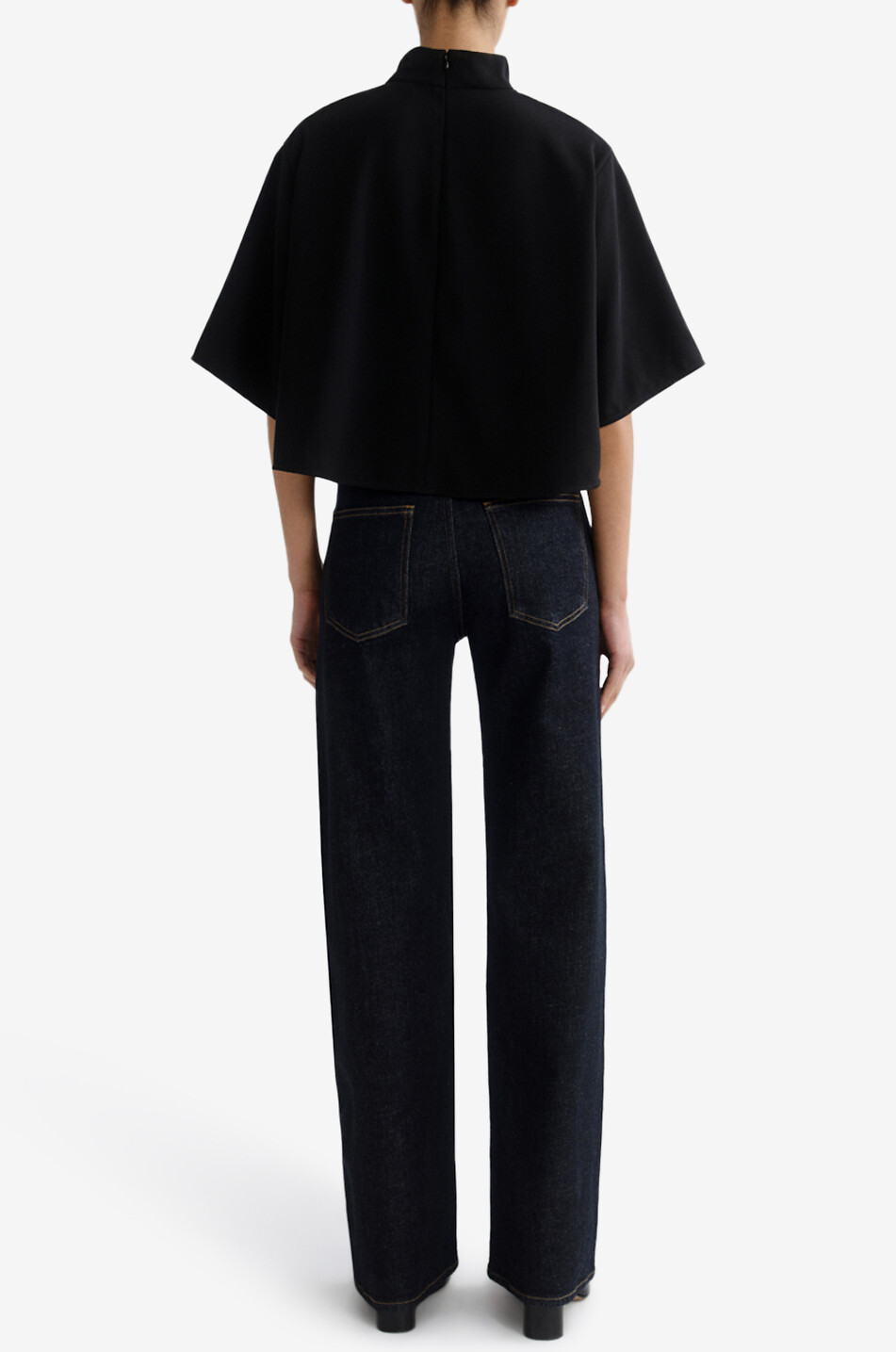 AGOLDE Harper cotton denim straight-leg jeans Women DARK BLUE 3