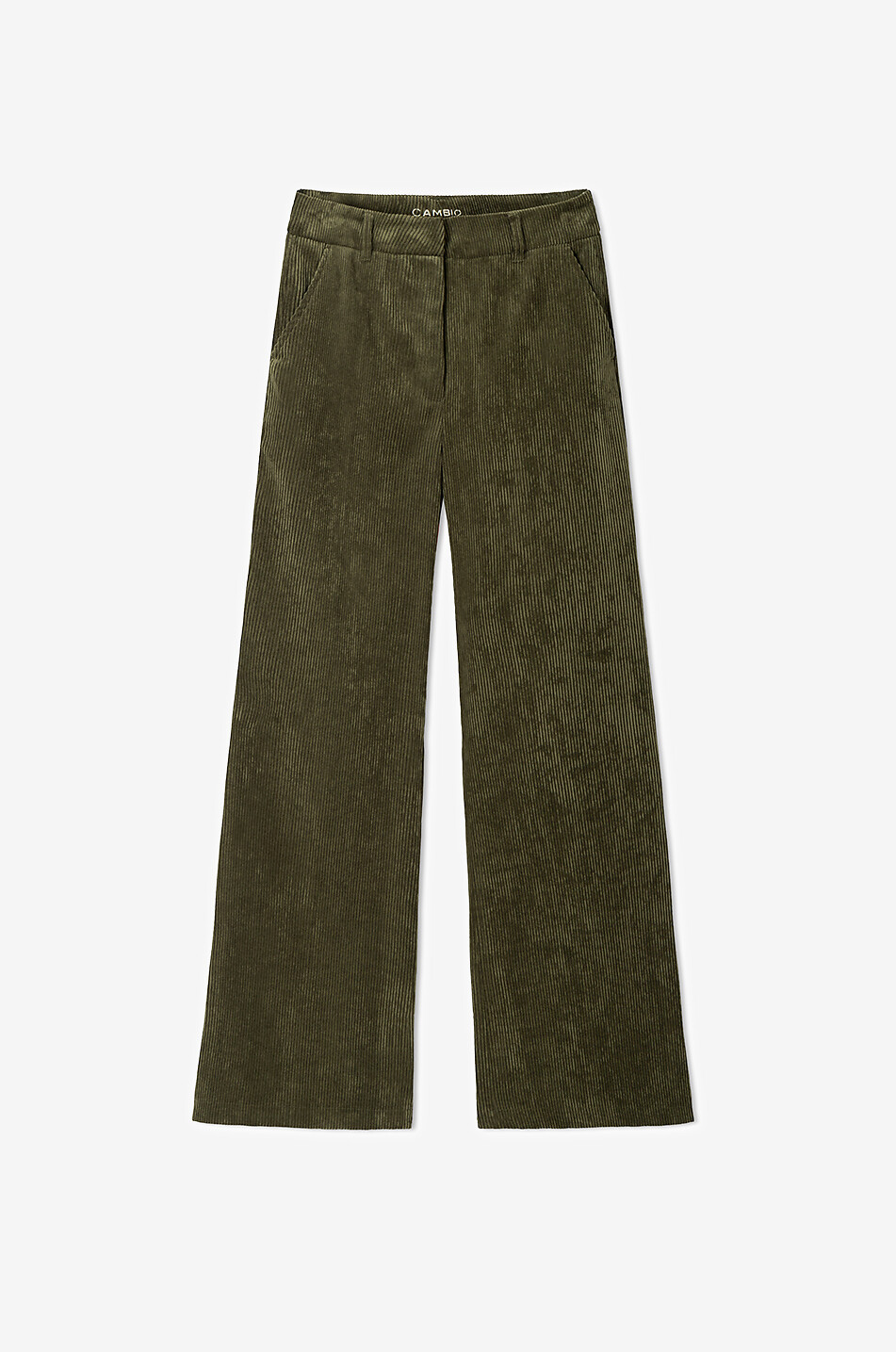 Hose mit weitem Bein aus Cord Amelie