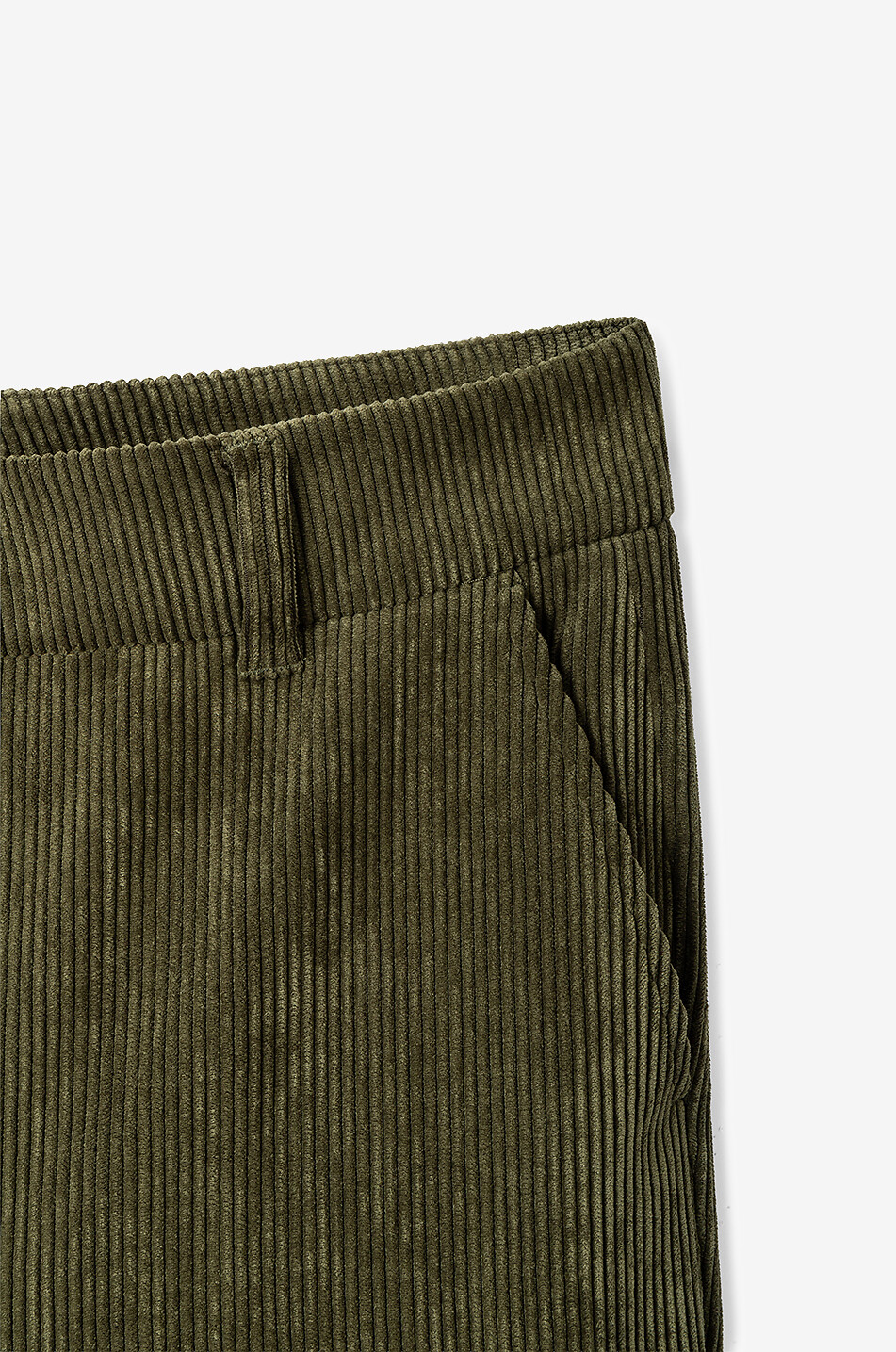 CAMBIO Hose mit weitem Bein aus Cord Amelie Damen DUNKELGRÜN 6