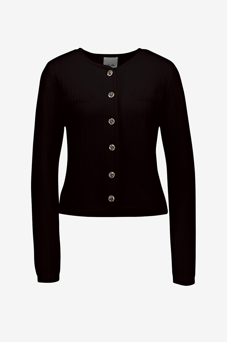 Cardigan mit Rundhalsausschnitt aus Kaschmirmischung