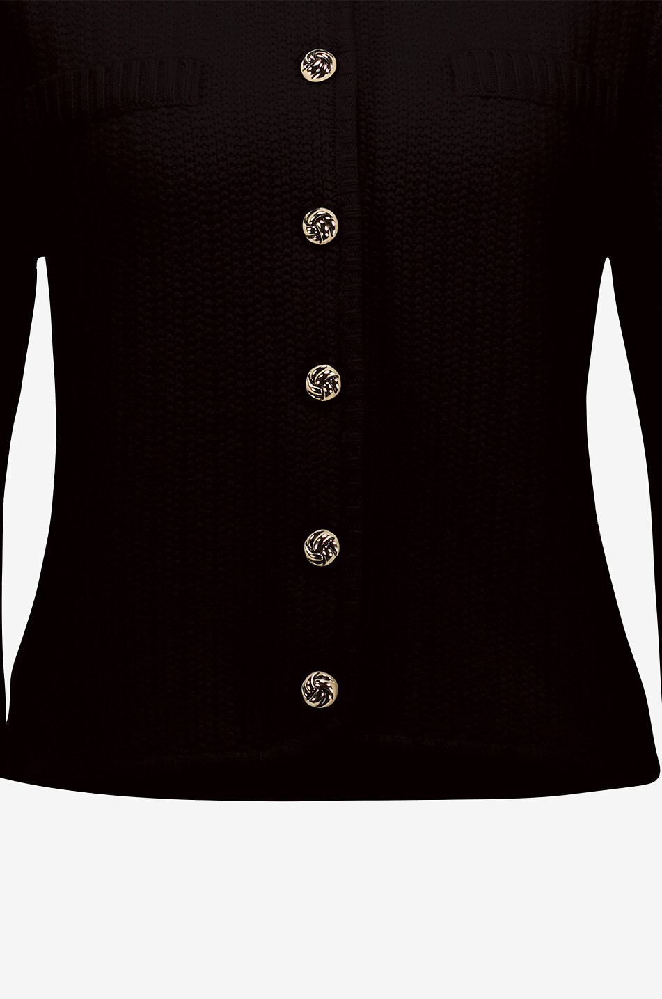 ALLUDE Cardigan mit Rundhalsausschnitt aus Kaschmirmischung Damen DUNKELBRAUN 4