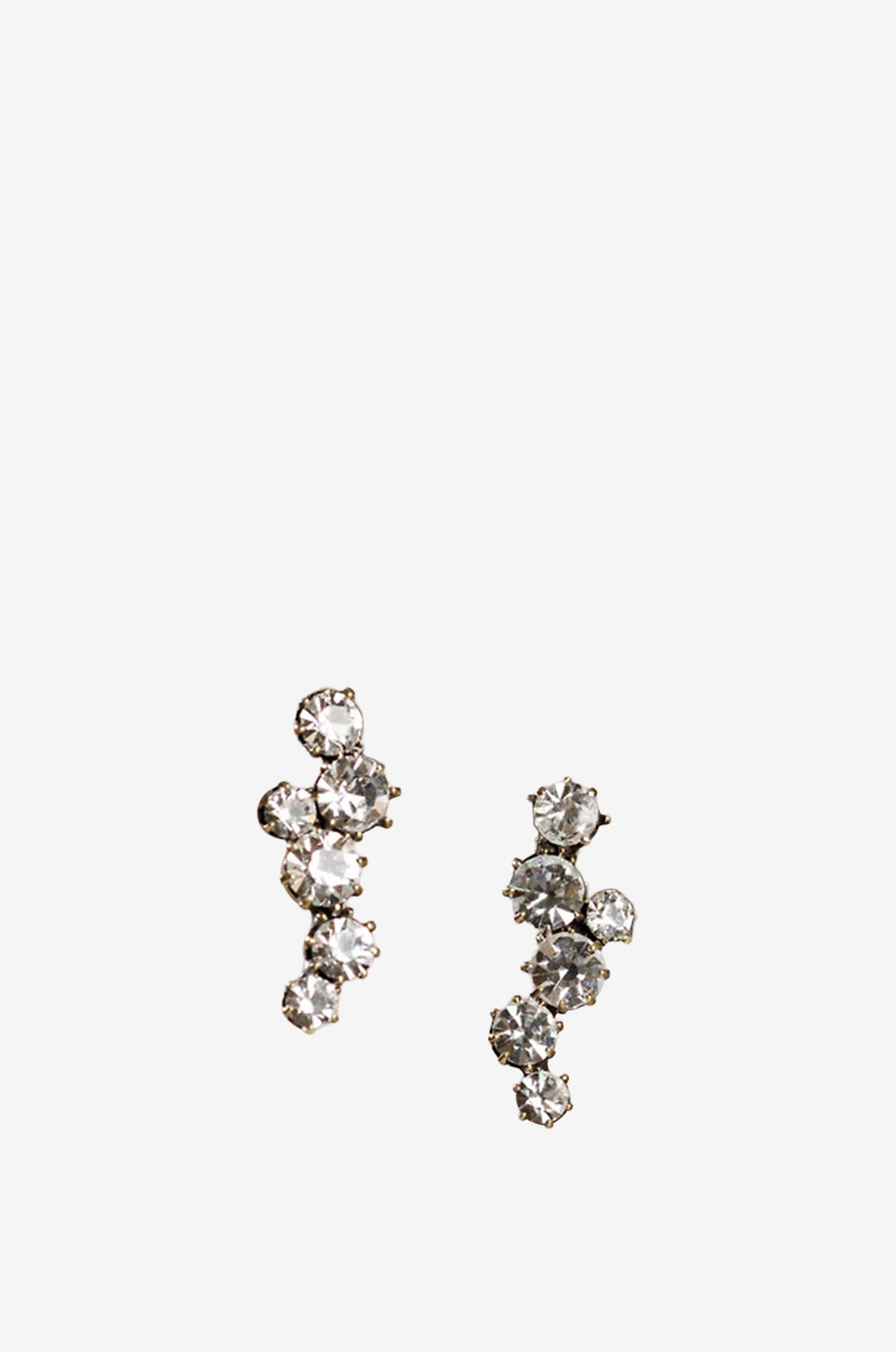 Clous d'oreilles en cristaux Organza