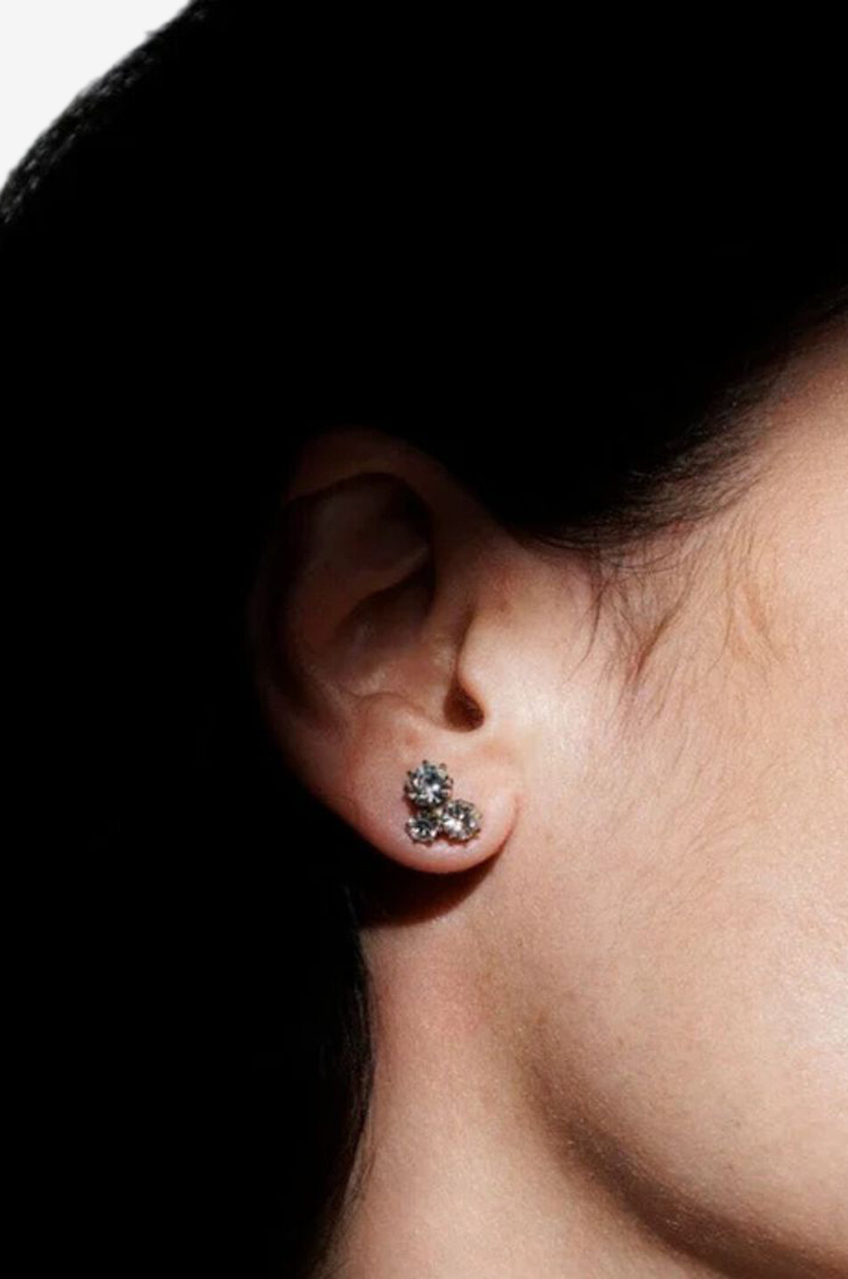 TATABORELLO Clous d'oreilles ornés de cristaux Raso Femme ARGENT 2