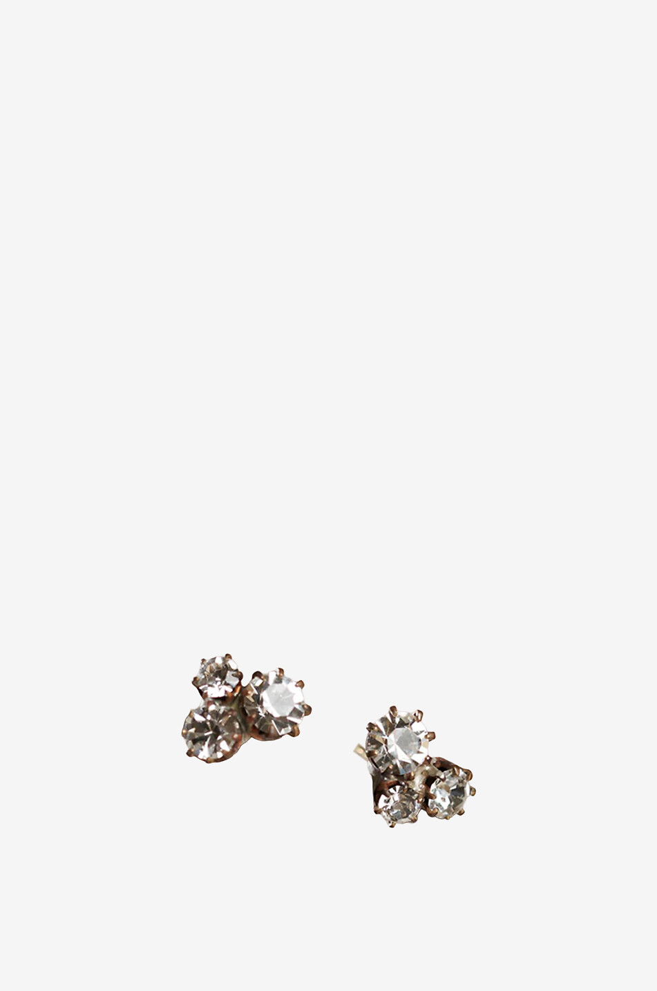 TATABORELLO Clous d'oreilles ornés de cristaux Raso Femme ARGENT 1
