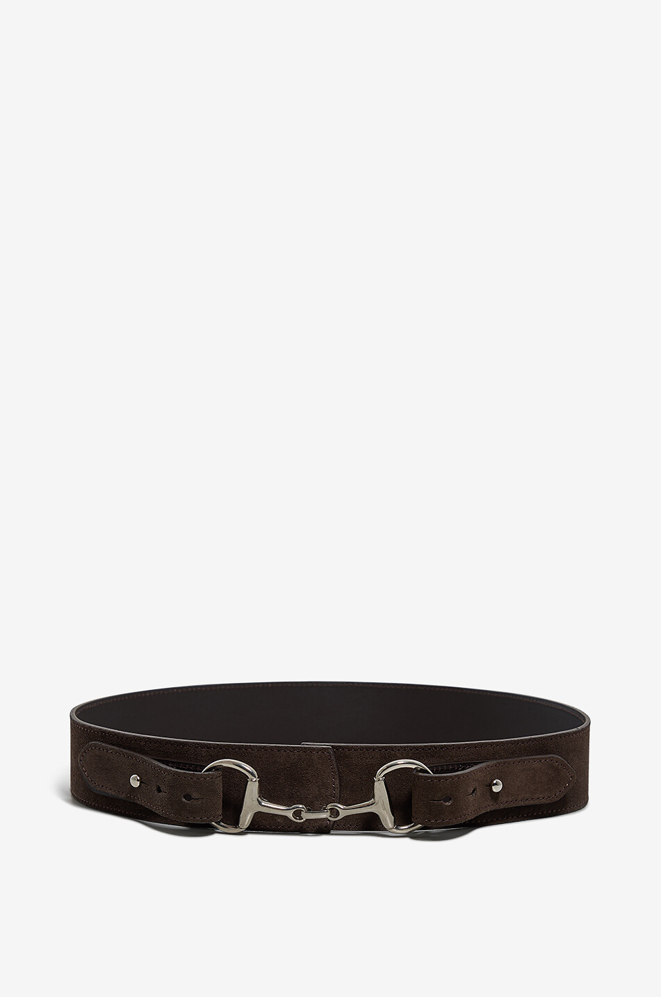 Ceinture en daim à boucle mors de cheval Mors De Cheval - 40 mm