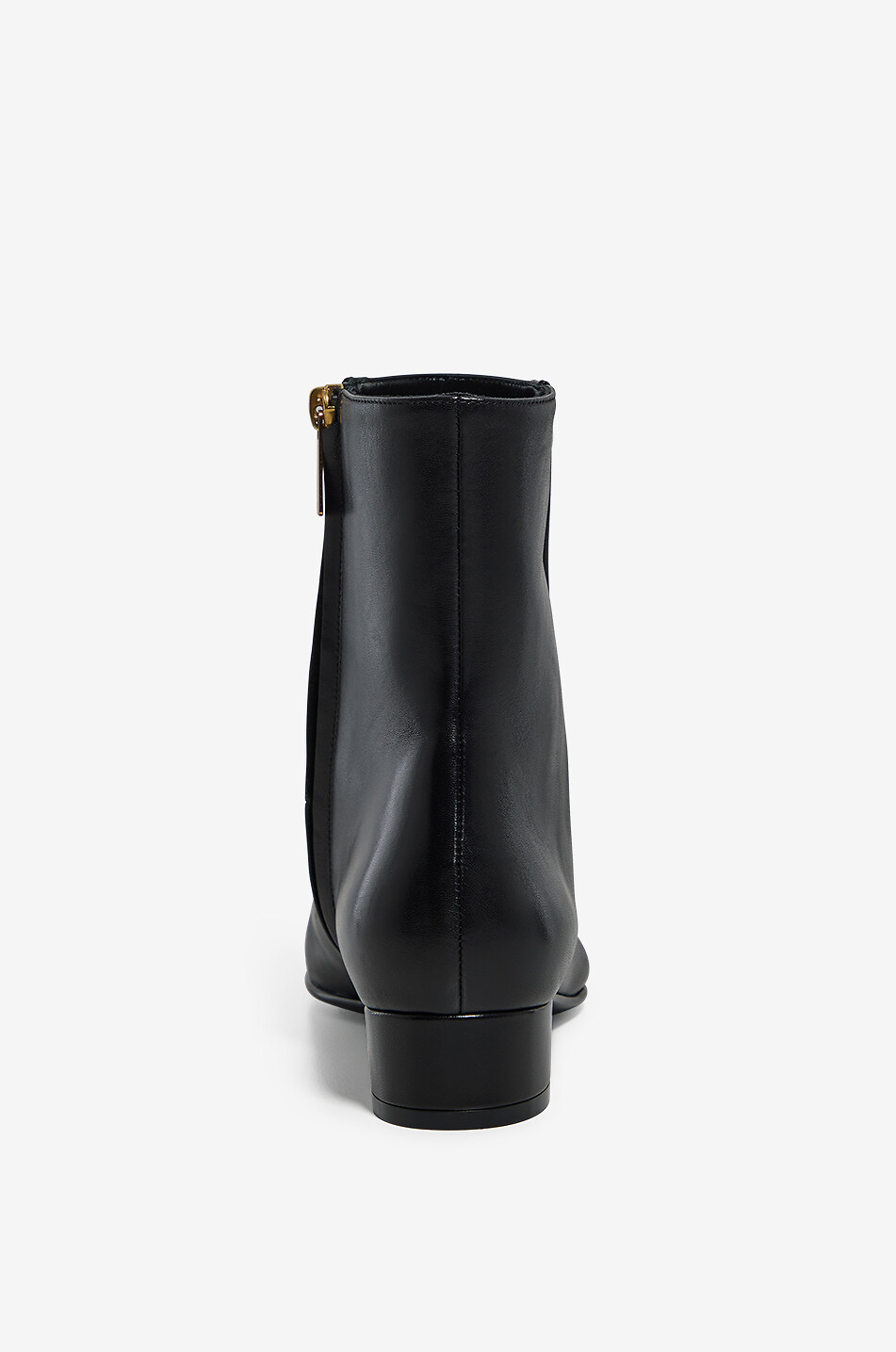 HERBERT LEVINE Bottines à talon carré en cuir de veau Shadown Ban 30 Femme NOIR 4