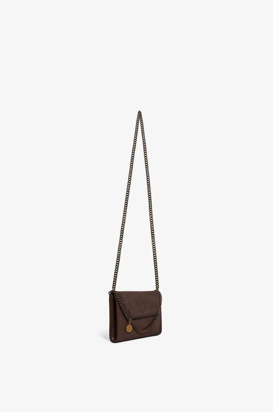 STELLA McCARTNEY Portefeuille à bandoulière chaîne Falabella Femme MARRON 2