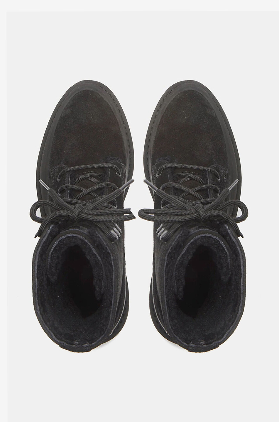LE MONDE BERYL Dolomite Boot suede lace-up ankle boots Women BLACK 3